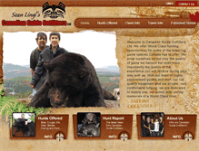 Tablet Screenshot of canadianguideoutfitters.com
